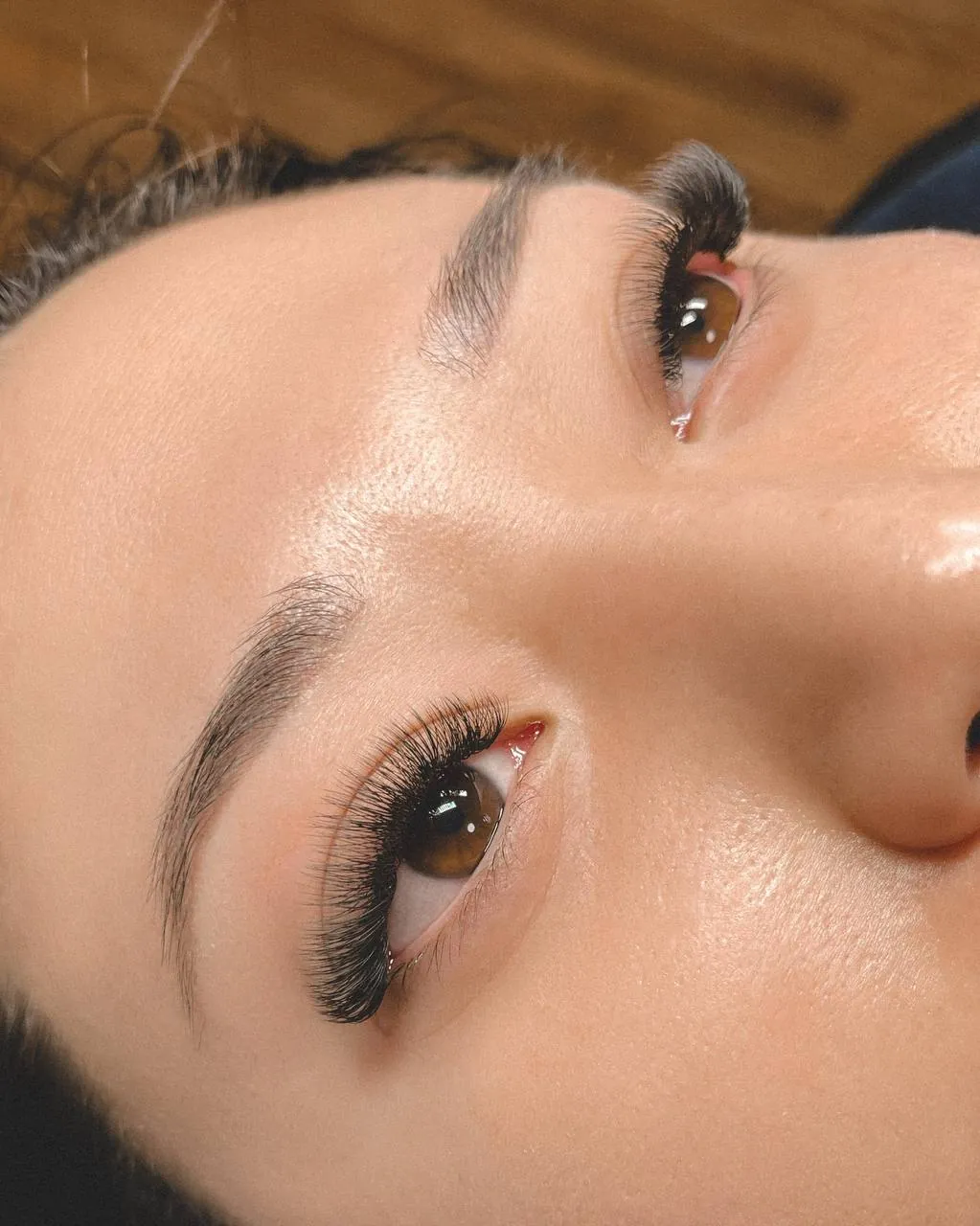 Hybrid 2D to 3D lash extensions on a sparse lash line, DEEPINLASH Brooklyn