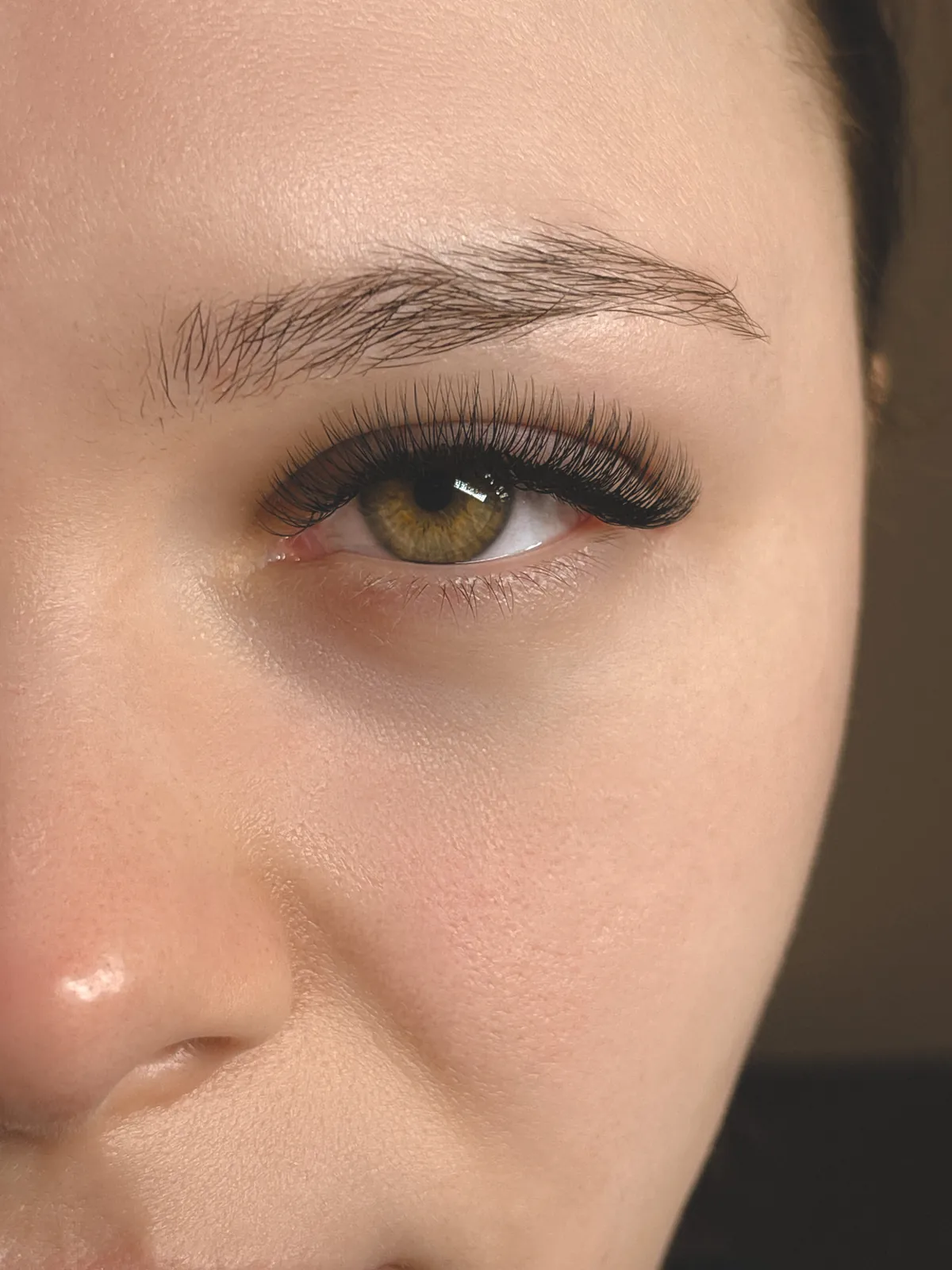 Volume lash extensions mapped into a cat eye, DEEPINLASH Brooklyn